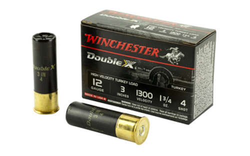 Ammunition Winchester Ammunition Double X 12Gauge WIN DBL X HV TRKY 12GA 3" #4 10/100